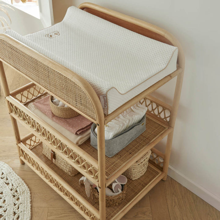 CuddleCo - Aria Changing Table - Rattan