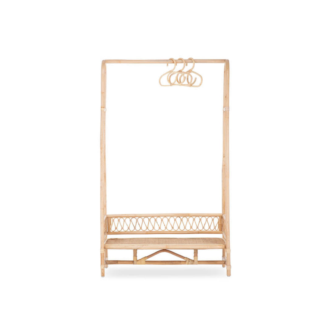 CuddleCo - Aria Clothes Rail - Rattan