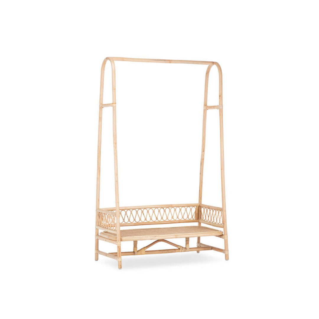 CuddleCo - Aria Clothes Rail - Rattan