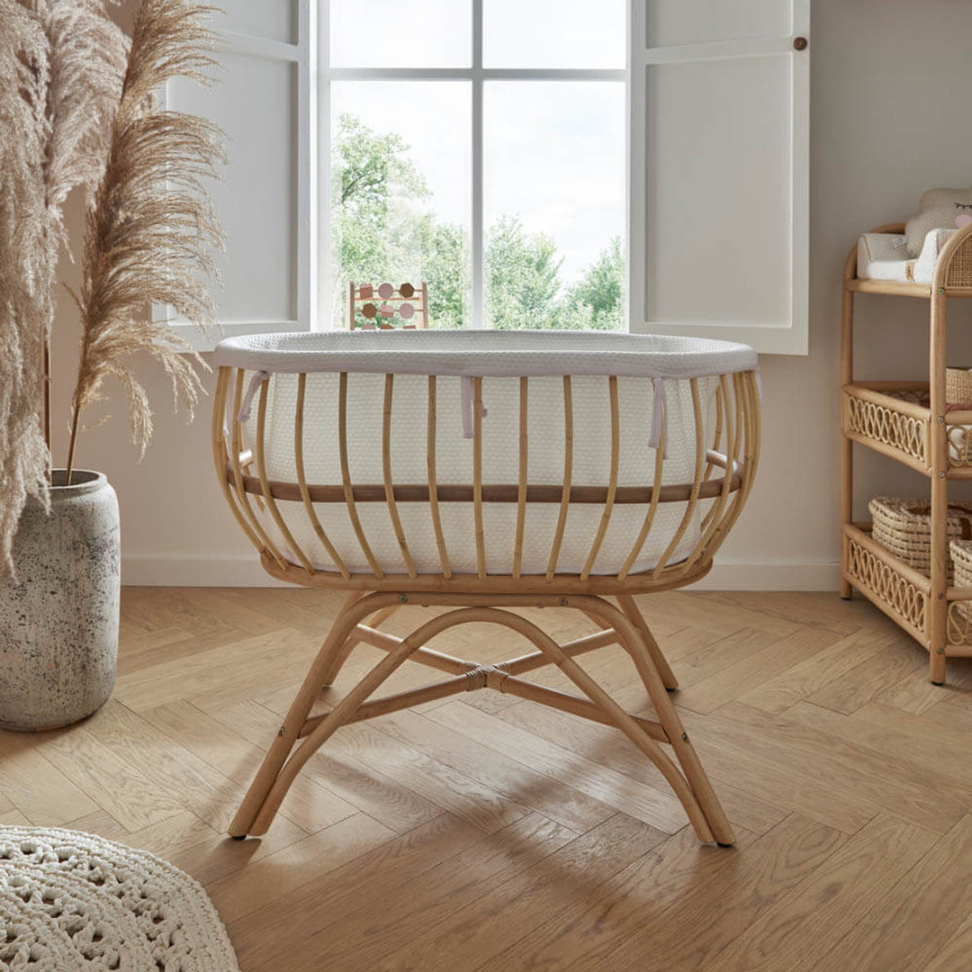 CuddleCo - Aria Crib - Rattan