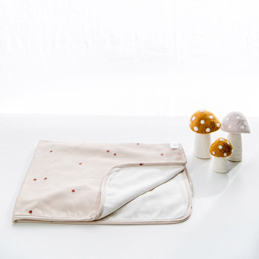 Gloop! Baby Blanket - Mushroom - Mabel & Fox