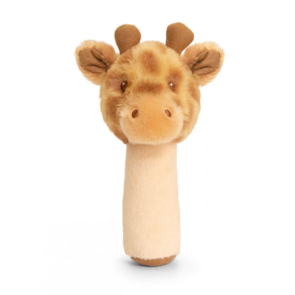 Mabel & Fox - Giraffe Stick Rattle - Brown - Mabel & Fox