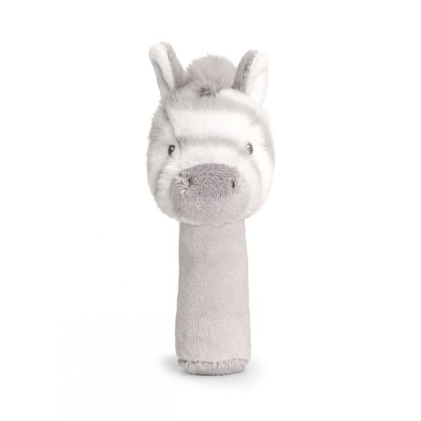 Mabel & Fox - Zebra Stick Rattle - Grey - Mabel & Fox