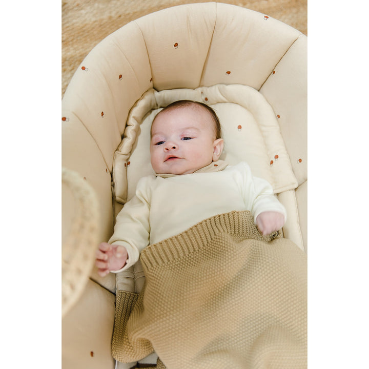 Gloop! Baby Moses Basket  - Mushroom - Mabel & Fox