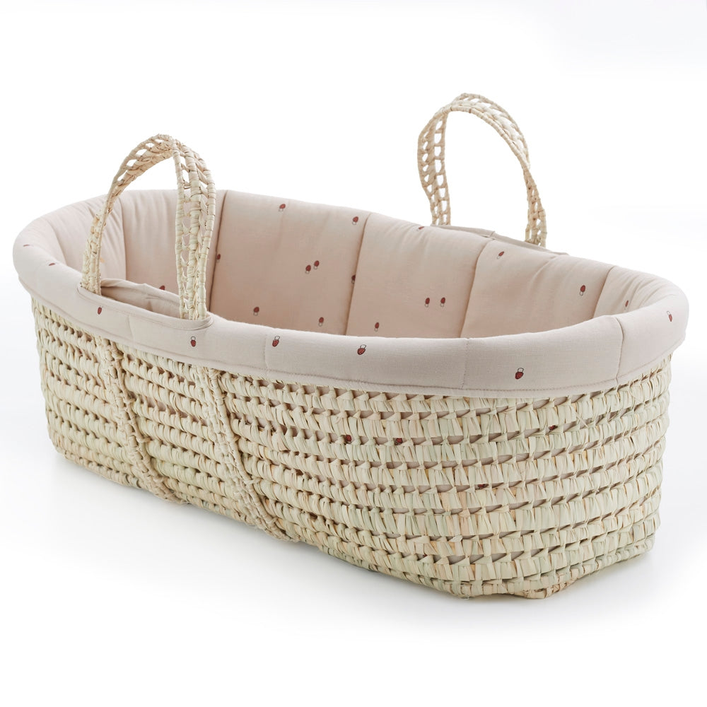 Gloop! Baby Moses Basket  - Mushroom - Mabel & Fox