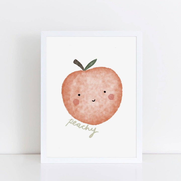 The Little Jones - Happy Peach Print - Mabel & Fox