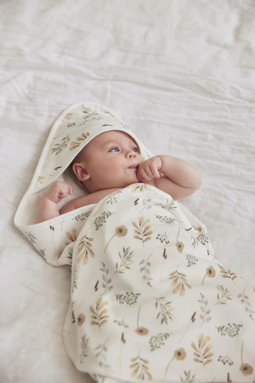 Jollein -  Baby Bath Cape - Wild Flowers