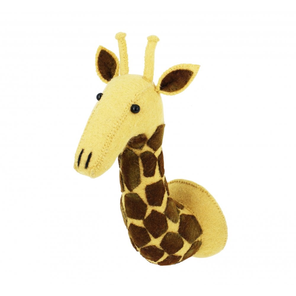 Fiona Walker England - Mini Giraffe Head - Jungle Wall Mount - Mabel & Fox