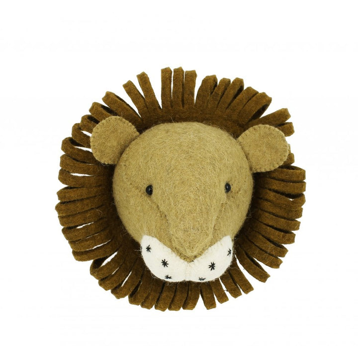 Fiona Walker England - Mini Lion Head - Jungle Wall Mount - Mabel & Fox