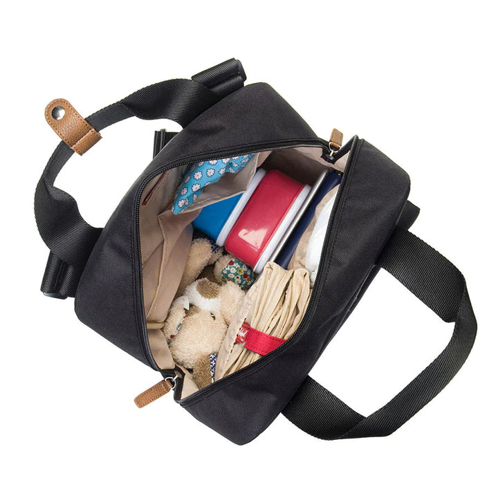 Babymel - Georgi Eco Convertible Backpack – Black - Mabel & Fox