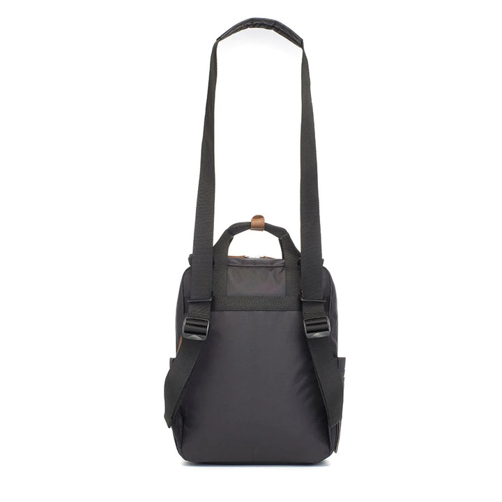 Babymel - Georgi Eco Convertible Backpack – Black - Mabel & Fox