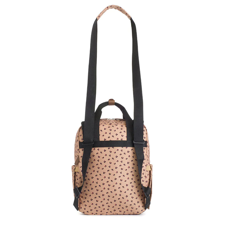 Babymel - Georgi Eco Convertible Backpack – Caramel Leopard - Mabel & Fox