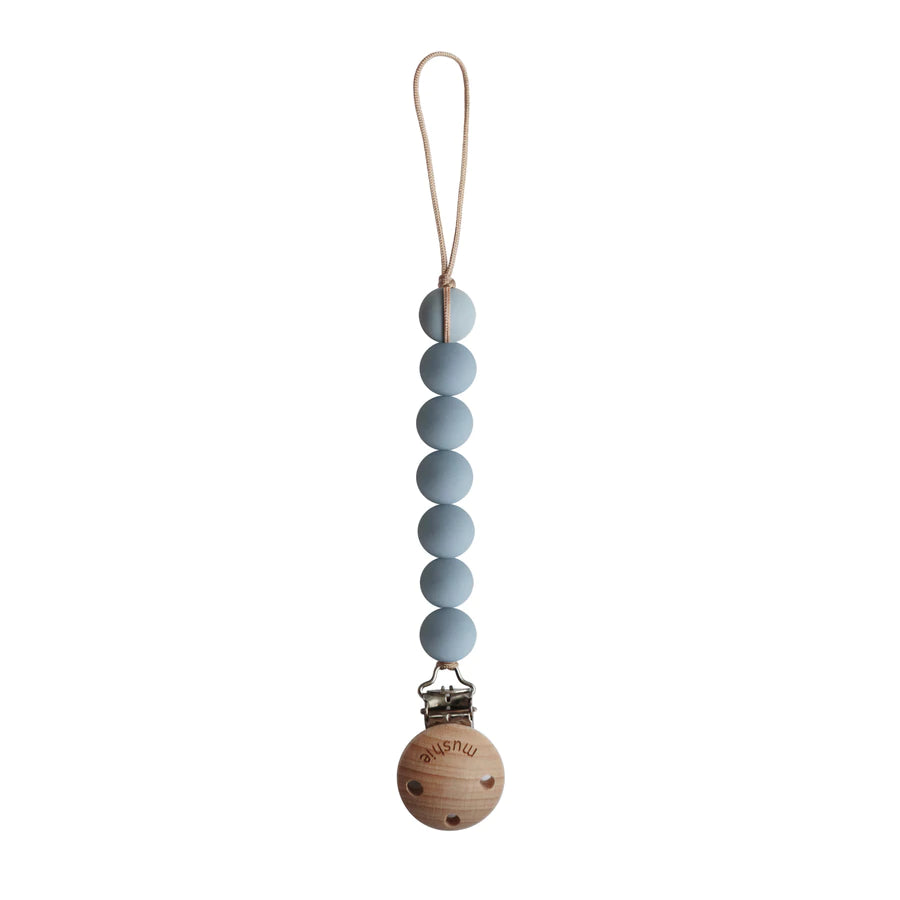 Mushie - Pacifier Clips - Halo - Cloud - Mabel & Fox