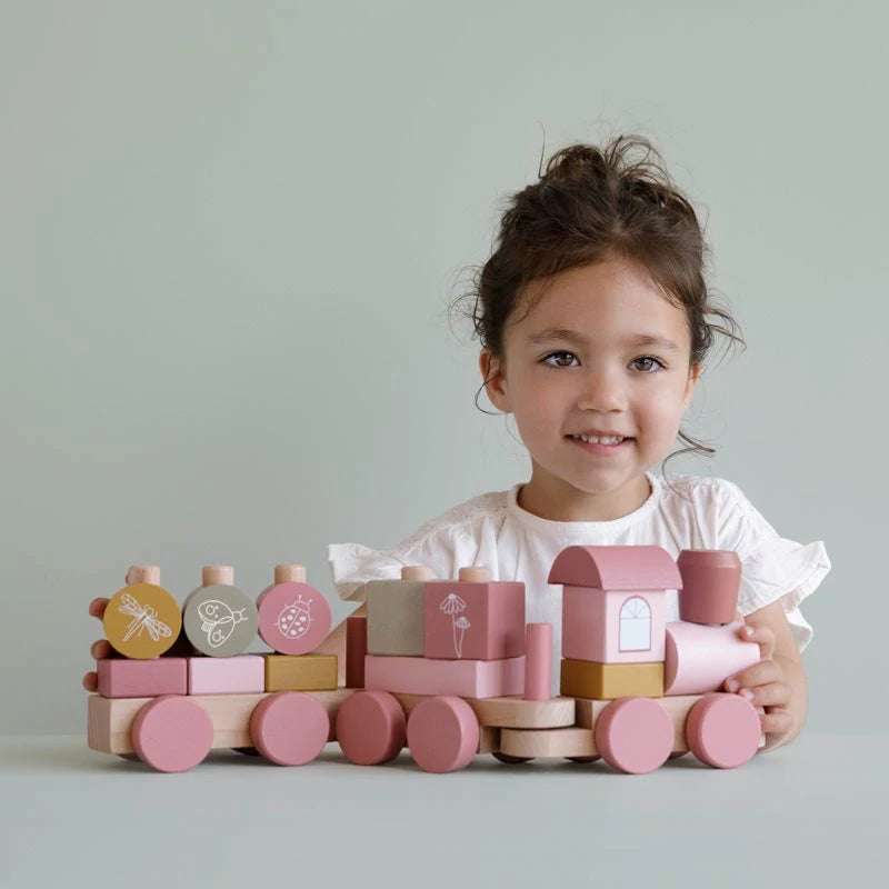 Little Dutch - Stacking Train - Flowers - Mabel & Fox