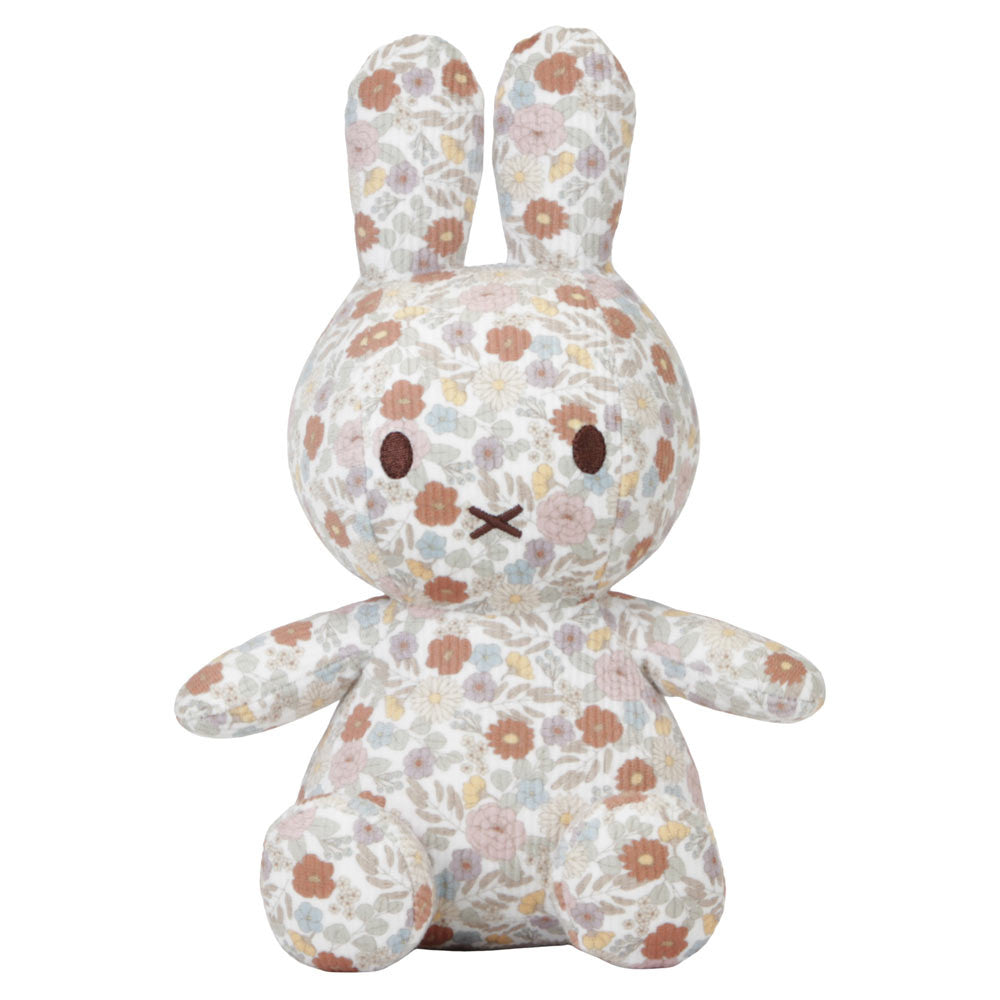 Little Dutch x Miffy - Soft Toy - Vintage Flowers (all over) 25cm