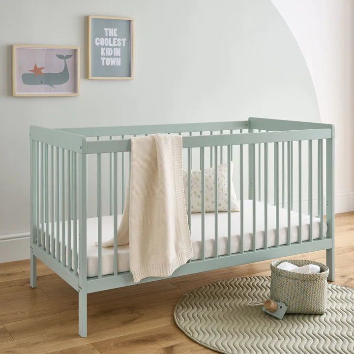 CuddleCo - Nola Cot Bed - Sage Green