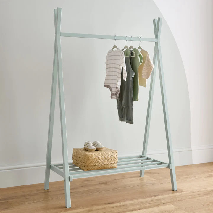 CuddleCo - Nola Clothes Rail - Sage Green