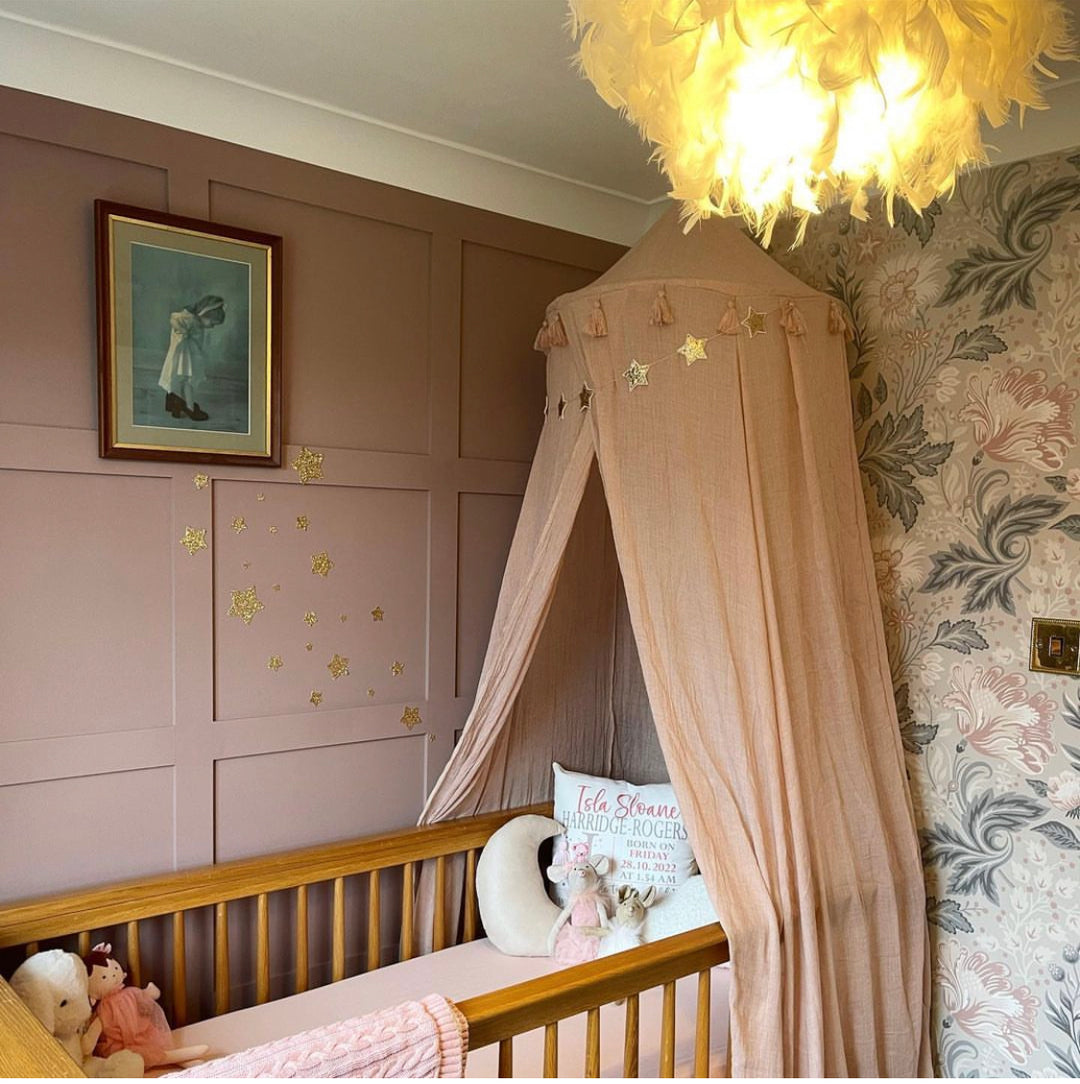 Jabadabado - Bed Canopy - Dusty Pink - Mabel & Fox