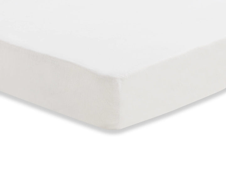 Jollein - Fitted Sheet 70x140cm - White - Mabel & Fox