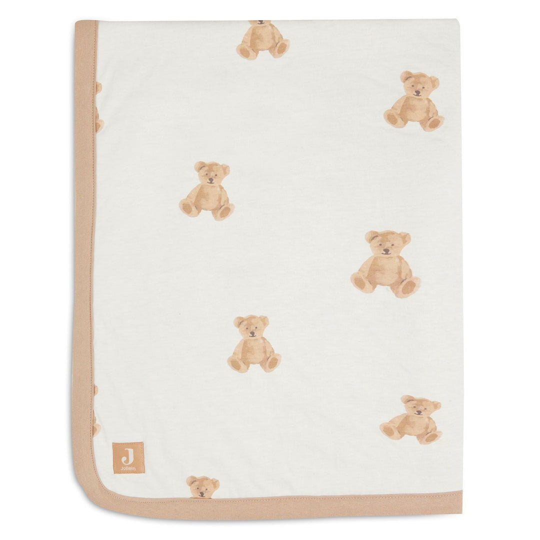 Jollein - Jersey Blanket - Teddy Bear - Mabel & Fox