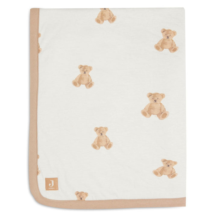 Jollein - Jersey Blanket - Teddy Bear - Mabel & Fox