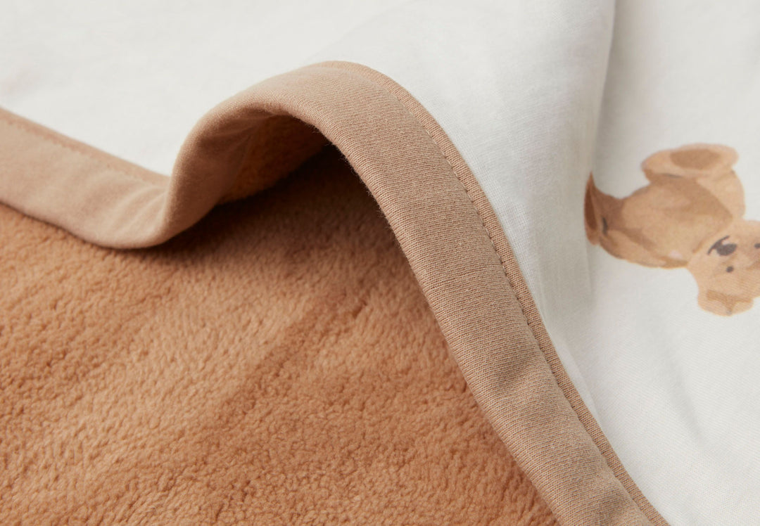 Jollein - Jersey Blanket - Teddy Bear - Mabel & Fox