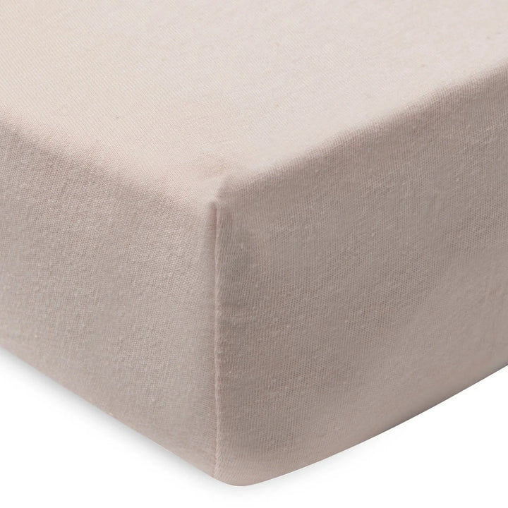 Jollein -  Jersey Fitted Sheet 70x140cm - Pale Pink - Mabel & Fox