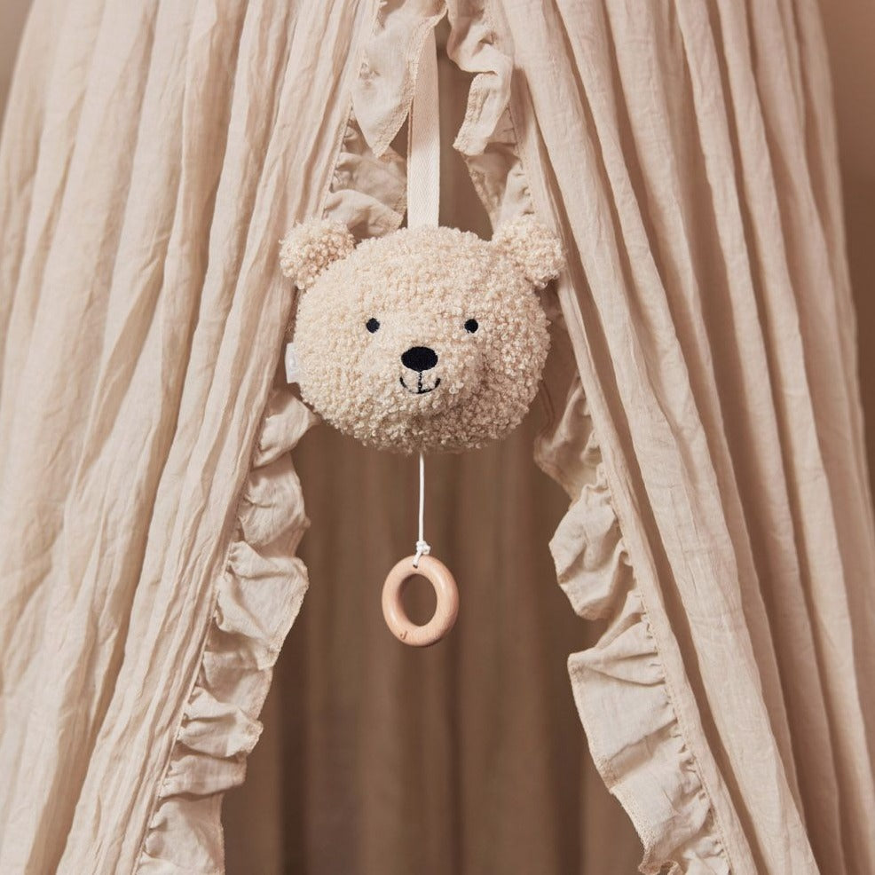 Jollein - Musical Hanger - Teddy Bear - Natural - Mabel & Fox