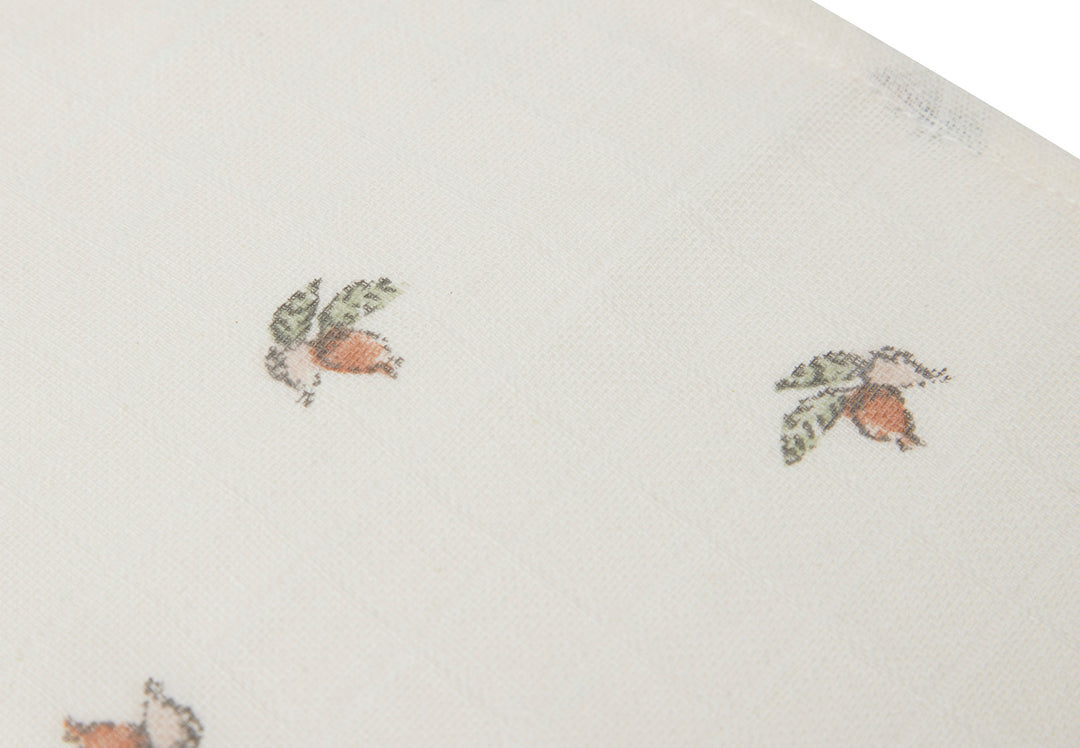 Jollein - Muslin Mouth Cloth - Rosehip (3 Pack) - Mabel & Fox
