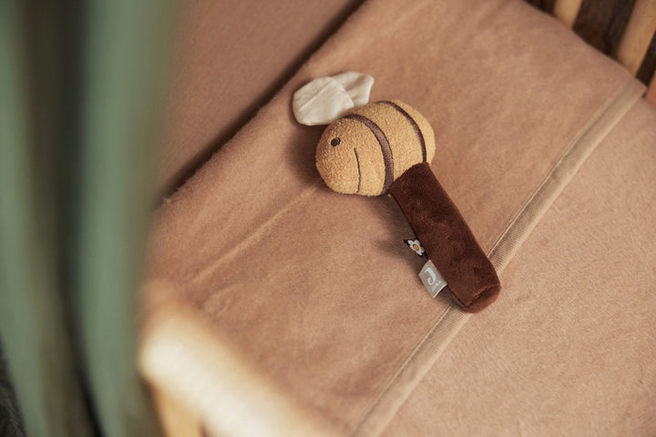 Jollein - Rattle - Spring Garden Bee - Mabel & Fox