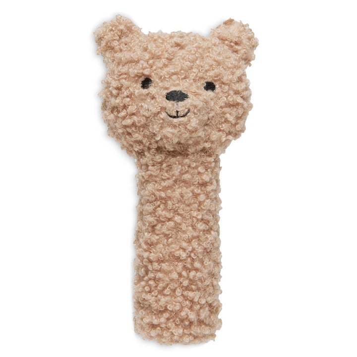 Jollein - Rattle Teddy Bear - Biscuit - Mabel & Fox