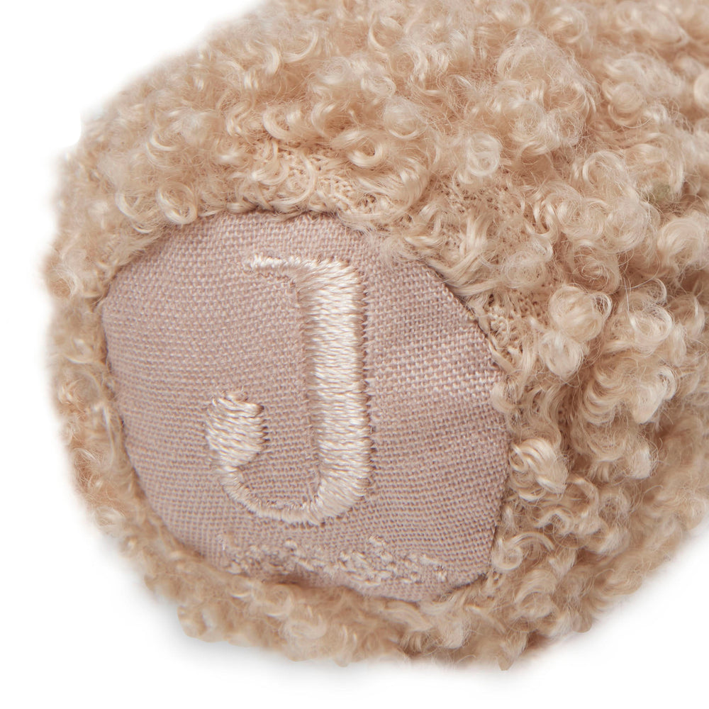 Jollein - Rattle Teddy Bear - Biscuit - Mabel & Fox