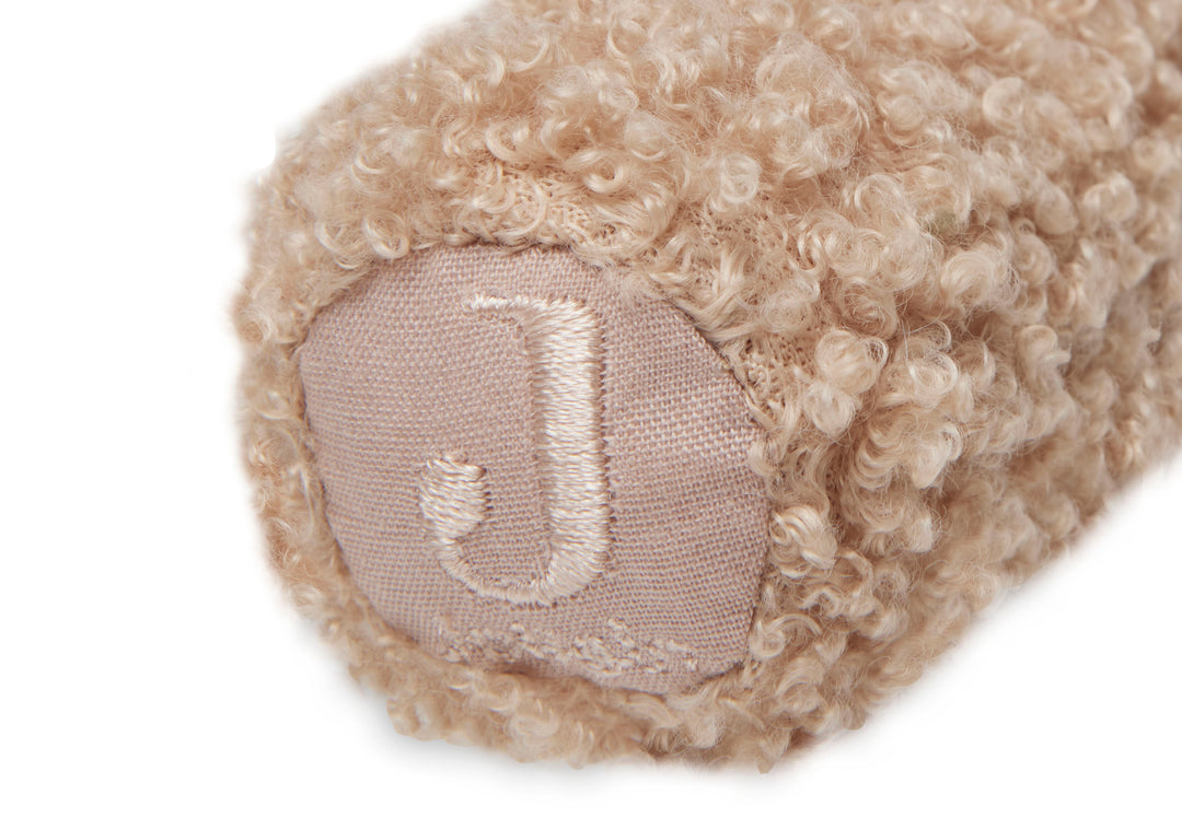 Jollein - Rattle Teddy Bear - Biscuit - Mabel & Fox