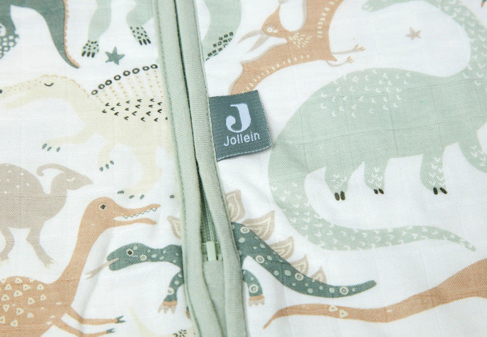 Jollein - Sleeping Bag - Muslin - 110cm - Dinosaur - Mabel & Fox