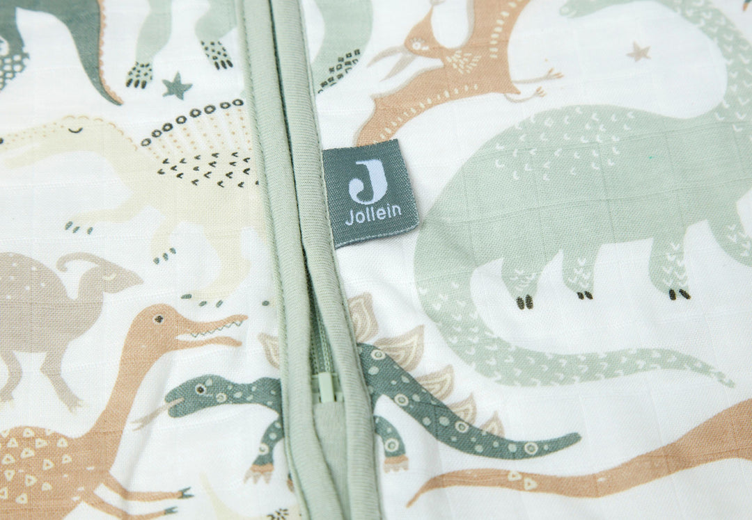 Jollein - Sleeping Bag - Muslin - 110cm - Dinosaur - Mabel & Fox
