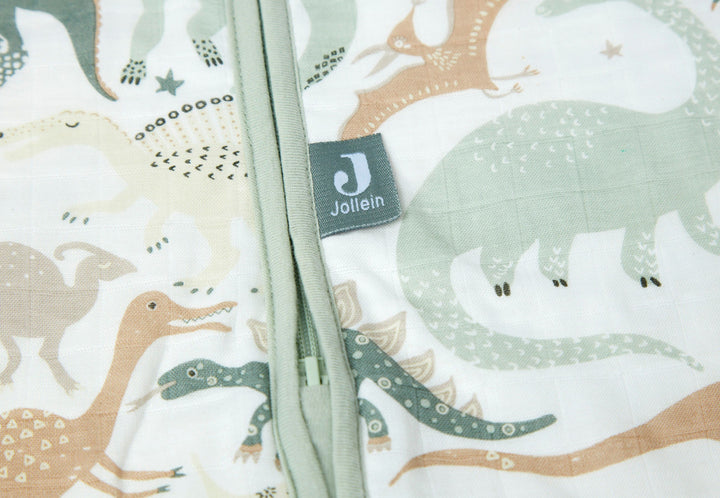 Jollein - Sleeping Bag - Muslin - 110cm - Dinosaur - Mabel & Fox