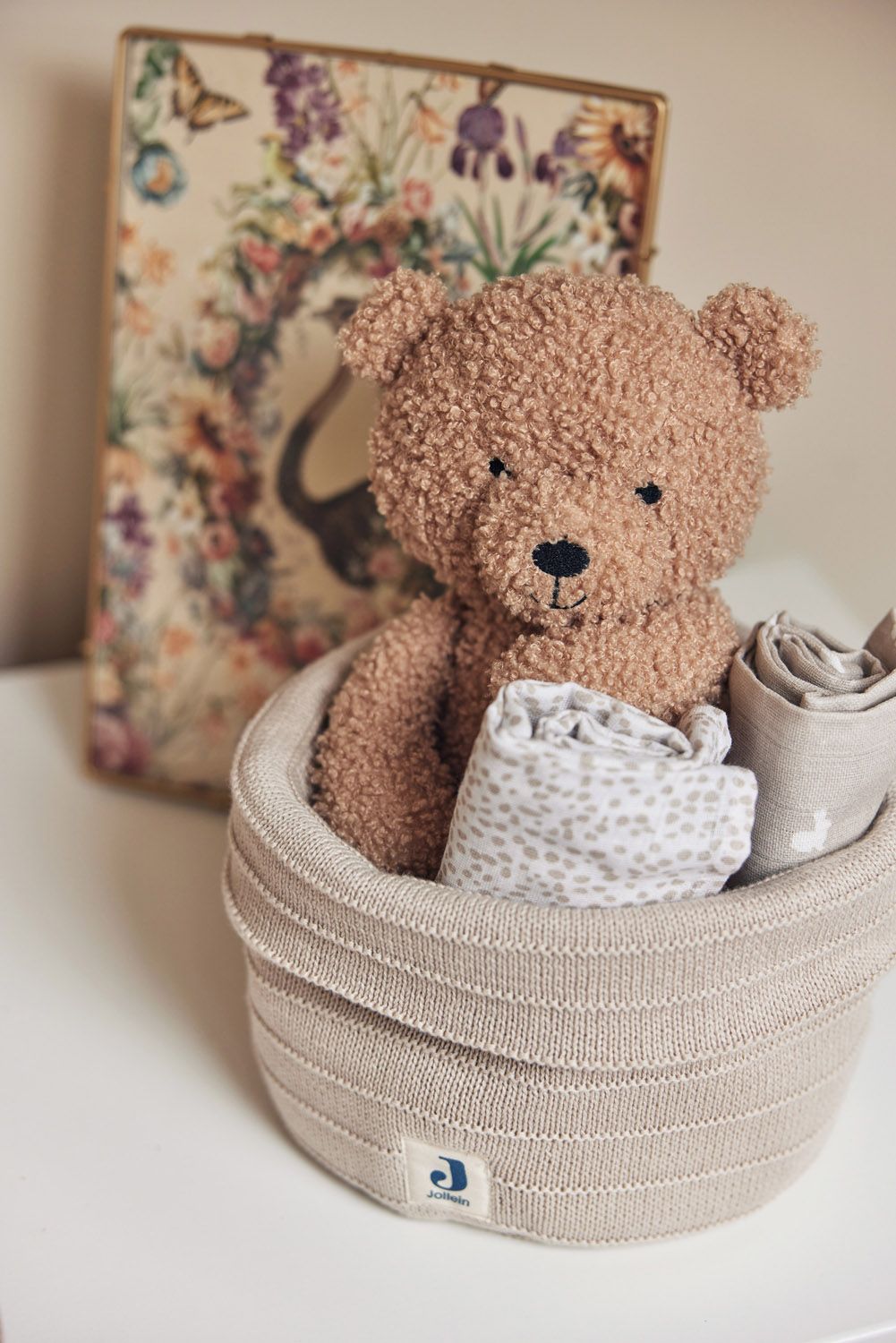 Jollein - Stuffed Teddy Bear - Biscuit - Mabel & Fox