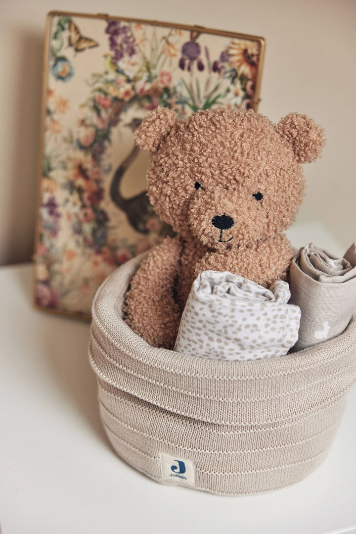 Jollein - Stuffed Teddy Bear - Biscuit - Mabel & Fox