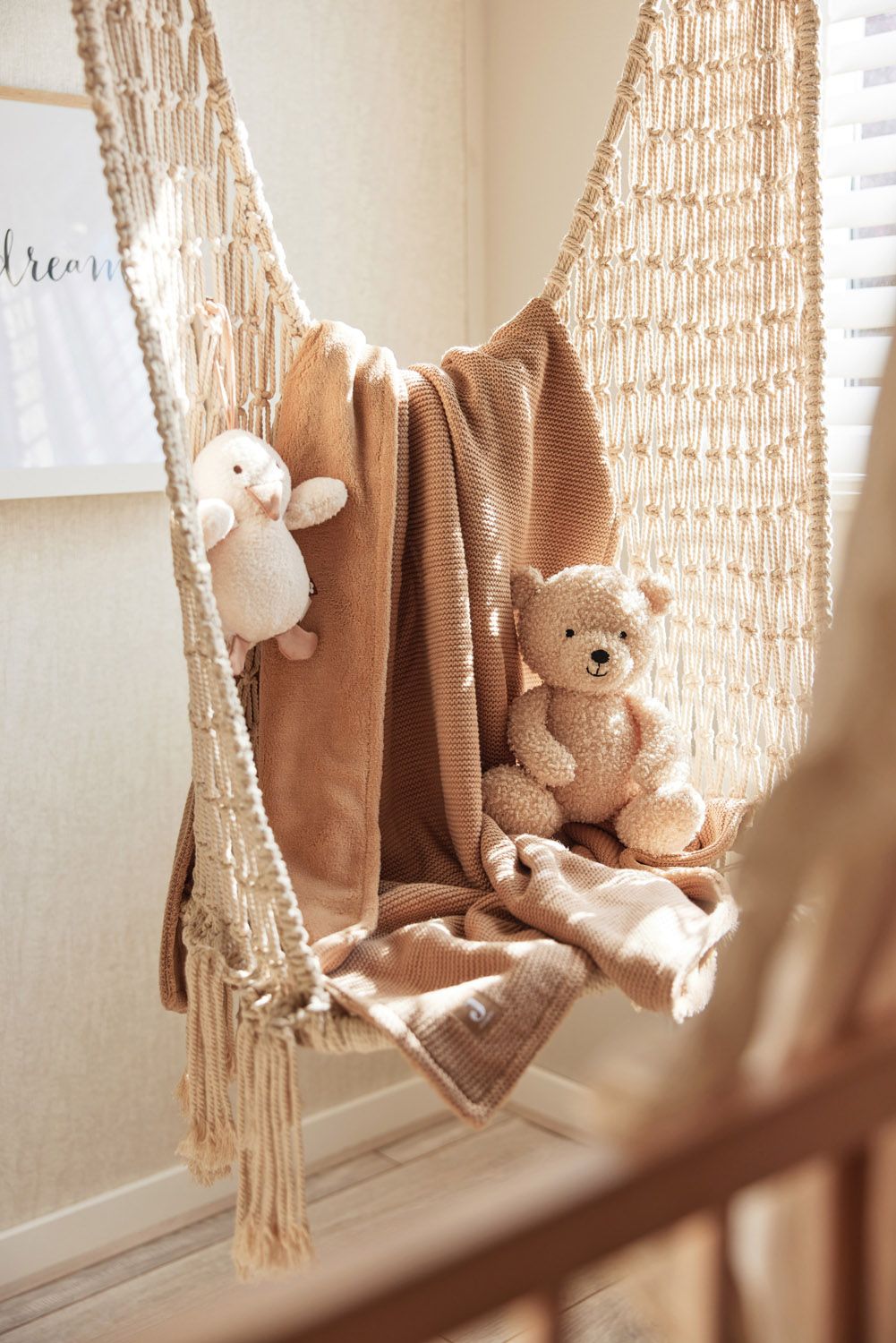 Jollein - Stuffed Teddy Bear - Natural - Mabel & Fox