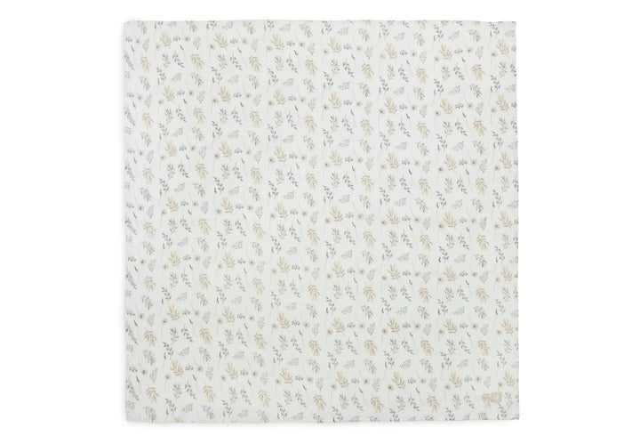 Jollein - Swaddle Muslin 115 x 115cm -Wild Flowers  (2 Pack) - Mabel & Fox