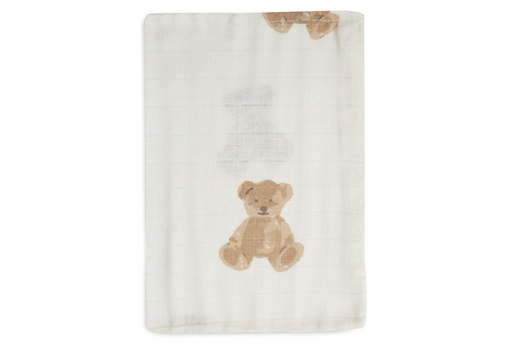 Jollein - Washcloth Set - Teddy Bear (3 Pack) - Mabel & Fox