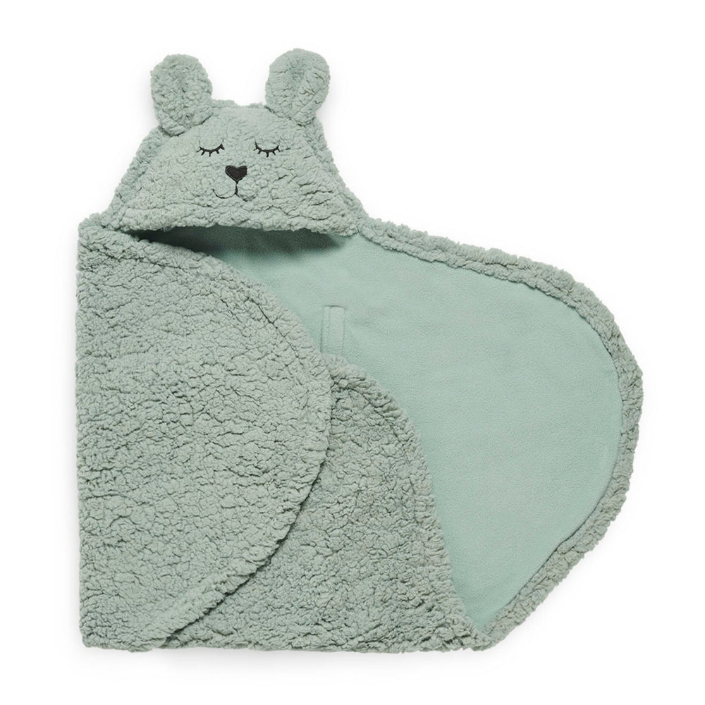 Jollein - Wrap Blanket Bunny - Ash Green - Mabel & Fox