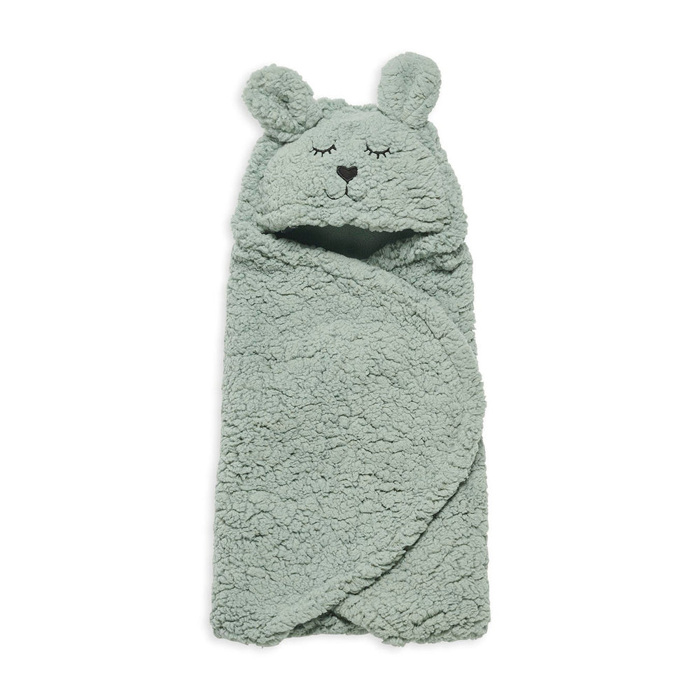 Jollein - Wrap Blanket Bunny - Ash Green - Mabel & Fox