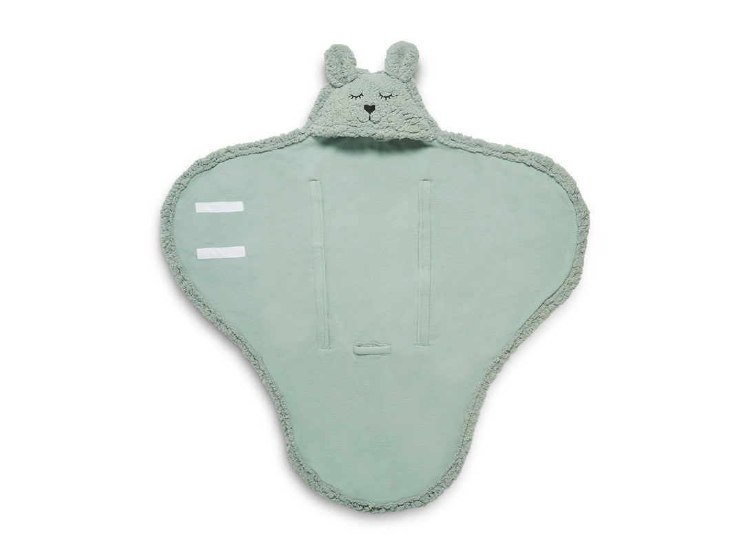 Jollein - Wrap Blanket Bunny - Ash Green - Mabel & Fox