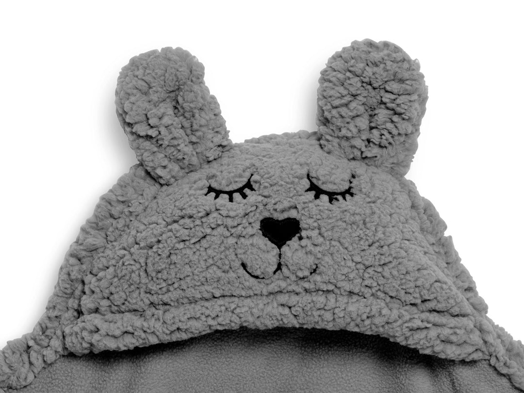 Jollein - Wrap Blanket Bunny - Storm Grey - Mabel & Fox