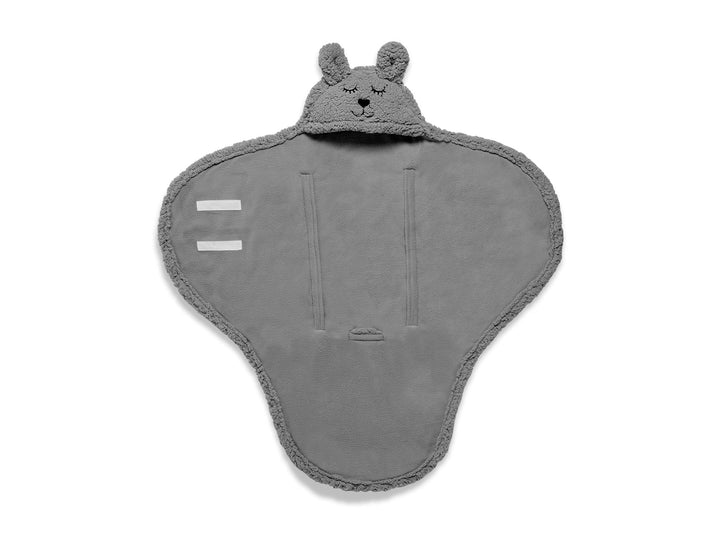 Jollein - Wrap Blanket Bunny - Storm Grey - Mabel & Fox