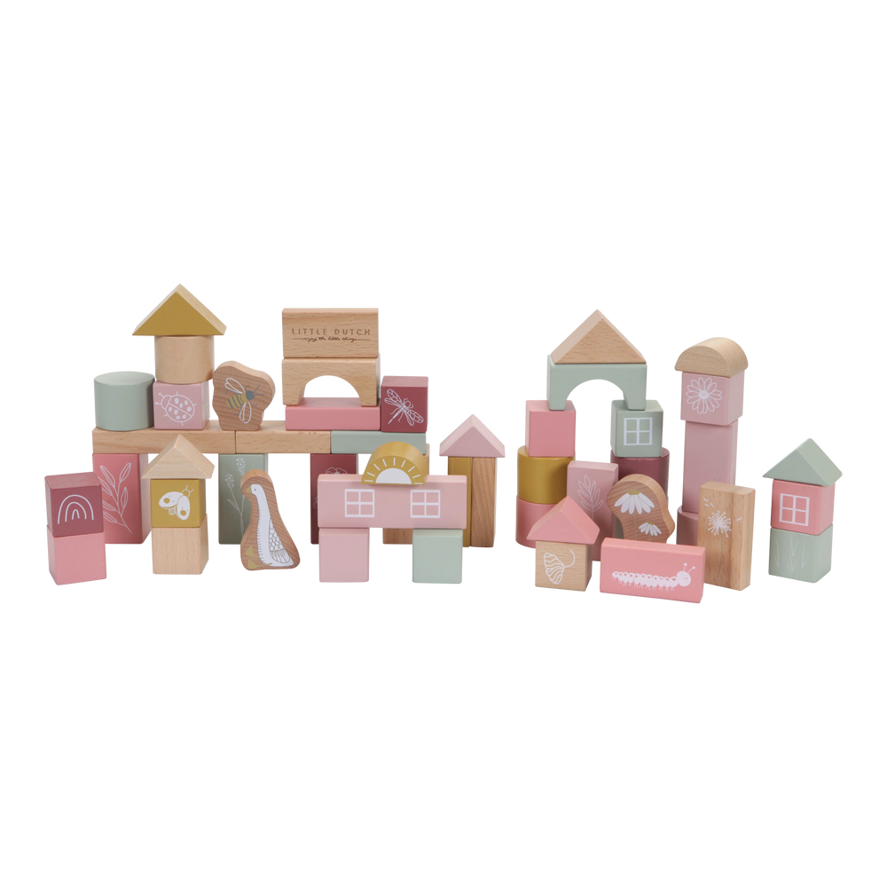 Little Dutch - Building Blocks - Pink - Mabel & Fox