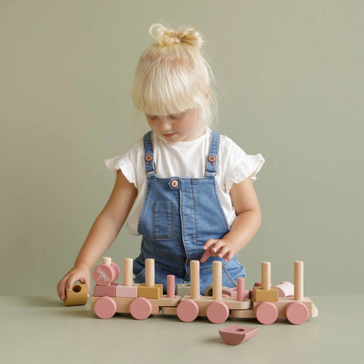 Little Dutch - Stacking Train - Flowers - Mabel & Fox