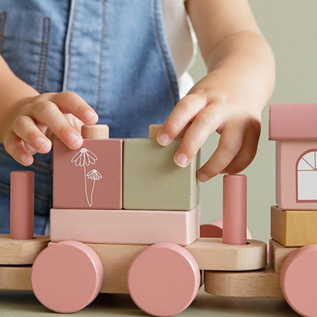 Little Dutch - Stacking Train - Flowers - Mabel & Fox