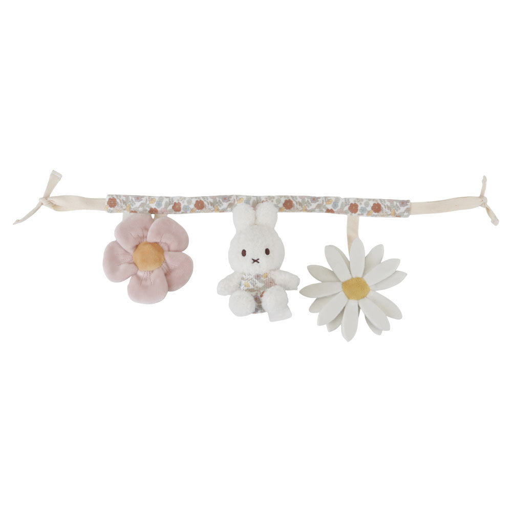Little Dutch x Miffy - Car Seat Toy - Vintage Florals - Mabel & Fox